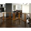 Richell Convertible Elite 6 Panel Pet Gate - Origami White