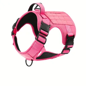 American Local Reflective Dog Harness with Metal Buckle (Option: Pink-M)