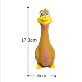Adorable Duck-Shaped Squeaky Toy for Dogs to Combat Boredom (Option: Brown)