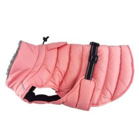 Alpine Extreme Weather Puffer Coat (Color: Peach, Size: Medium)