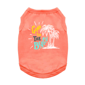 Gone To The Beach Tank Shirt - Coral (Option: 2X-Large)
