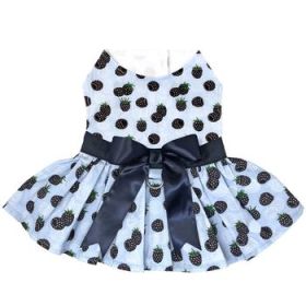 Blackberries Dog Dress with Matching Leash (Size: Large)