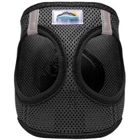 American River Solid Ultra Choke Free Dog Harness (Color: Black, Size: 3X-Large)