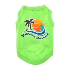 California Dreaming Dog Shirt - Green Flash (Option: Large)