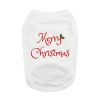 Merry Christmas Dog Shirt - White