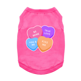 Conversation Hearts - Raspberry Pink (Option: 3X-Large)