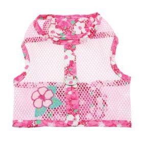 Cool Mesh Harness Hawaiian Hibiscus - Pink (Option: X-Small)