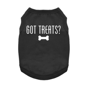 Got Treats Dog Shirt - Black (Option: 2X-Large)