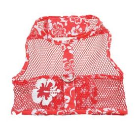 Cool Mesh Harness Hawaiian Hibiscus - Red (Option: X-Small)