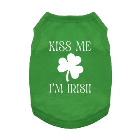 Kiss Me I'm Irish - Emerald Green (Option: X-Large)