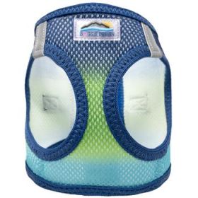American River Choke Free Dog Harness Ombre Collection (Color: Northern Lights, Size: 2X/3X-Large)