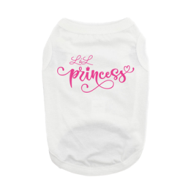 Lil Princess Dog Shirt - White (Option: Medium)