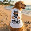 Mahalo Dog Shirt - White