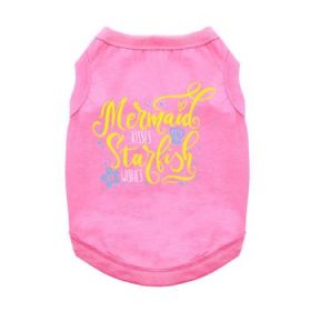 Mermaid Kisses Starfish Wishes Girl Tank Shirt (Option: 3X-Large)