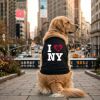 I Love New York Dog Shirt - Black