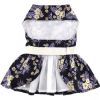 Purple Twilight Hawaiian Dress with Matching Leash