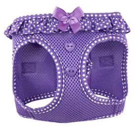 American River Choke Free Dog Harness Polka Dot Collection (Color: Paisley Purple Polka Dot, Size: 2X/3X-Large)