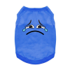 Sad Face Dog Shirt - Nautical Blue