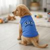 Sad Face Dog Shirt - Nautical Blue