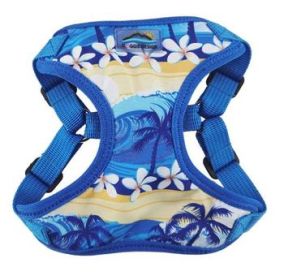 Cool Mesh Dog Harness with Leash - Catching Waves (Option: Large)